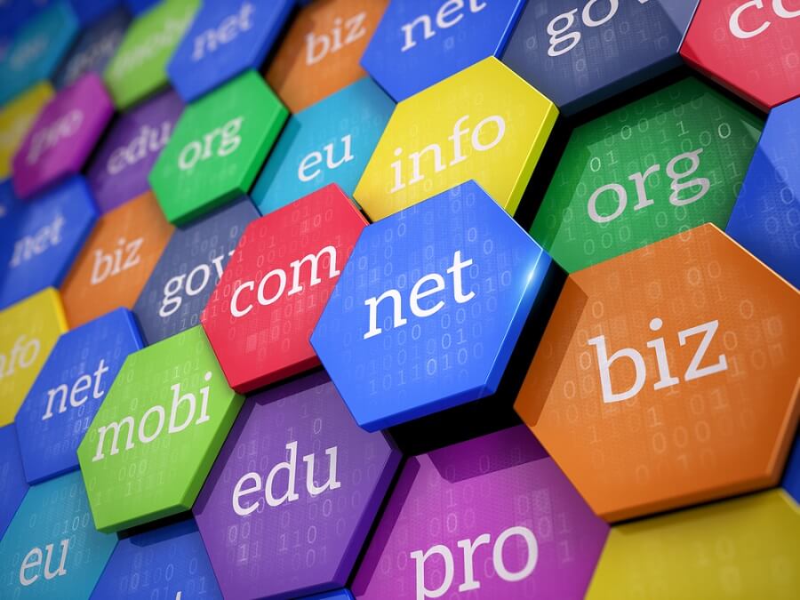 Domain Names Internet And Web Telecommunication Concept