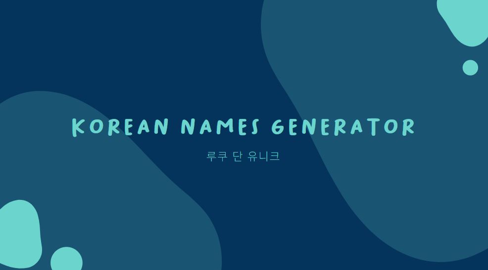 Generation nama korea