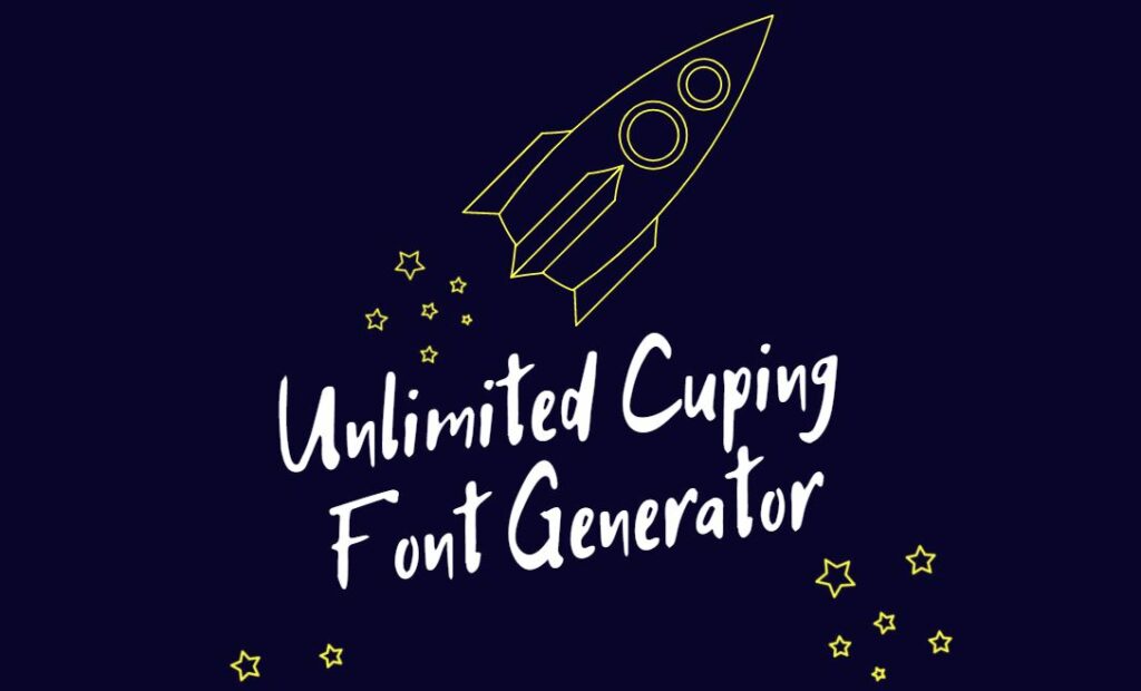 Unlimited Cuping Font