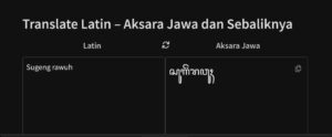 Aksara Jawa ke Latin atau Sebaliknya? Translate Lewat Cara Ini
