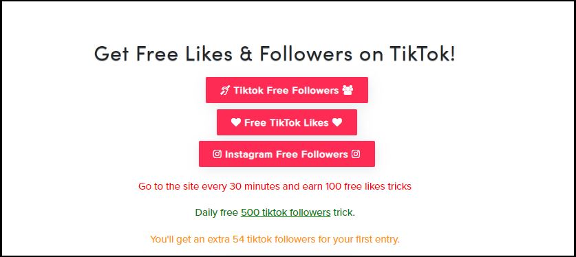 Get Free Tiktok Followers Online