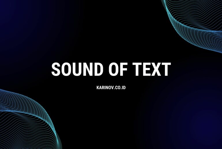Cover Sound Of Text