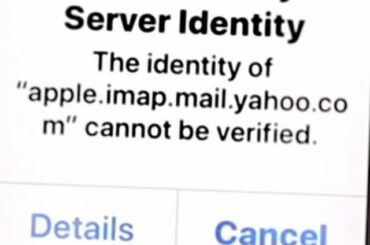 Cover How To Fix Iphone “cannot Verify Server Identity” Error